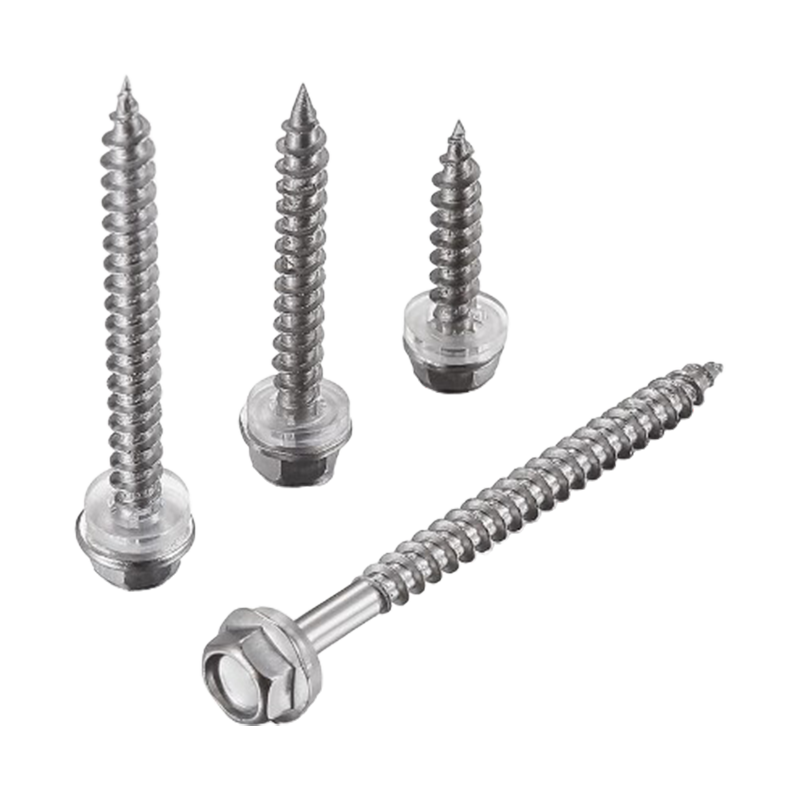Parafusos auto-roscantes com cabeça de arruela hexagonal SUS410